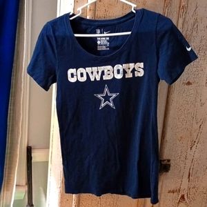 NFL TEAM APPAREL THE NIKE TEE Women's Dallas Cowboys t shirt athletic cut size S
